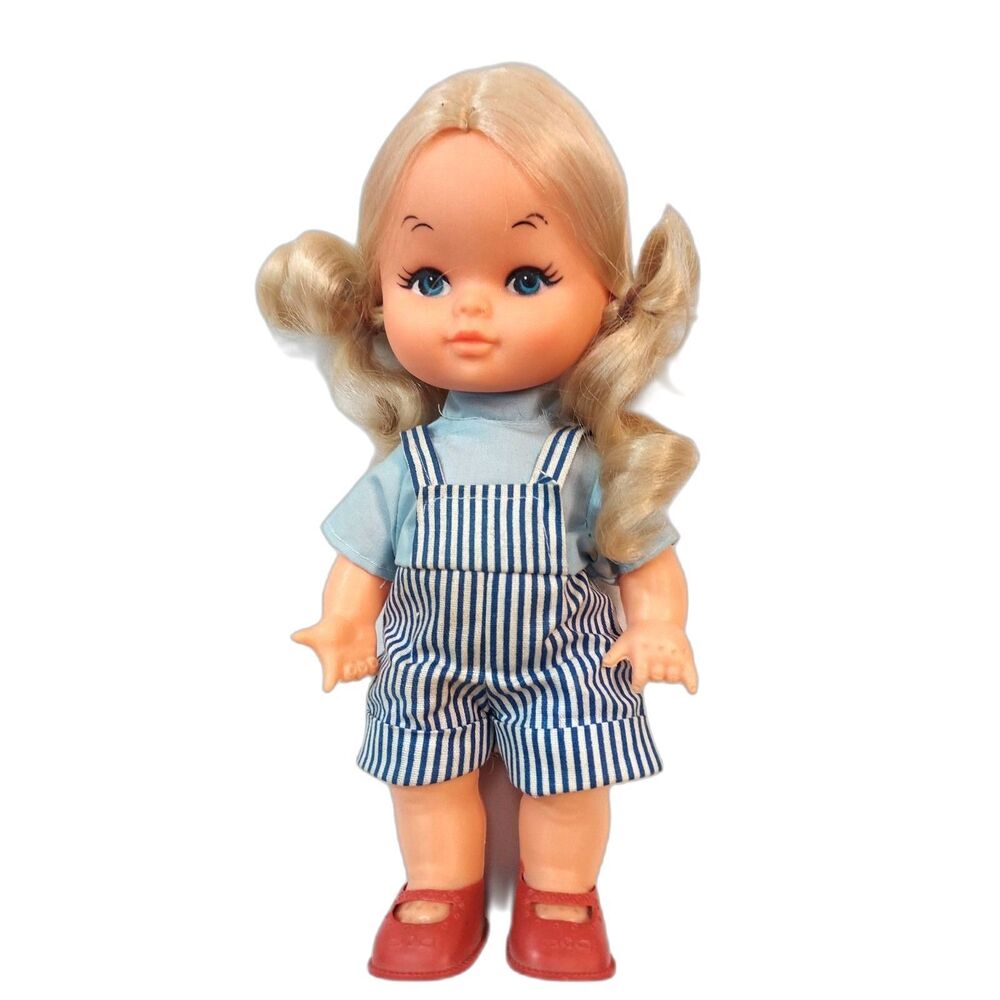 Uneeda (?) 9" Doll Unreadable Markings Vintage (toni toddler toddles Hong Kong)